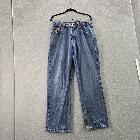 Cinch Other - Cinch Men Jeans 30X30 Blue Denim Black Label 002 Rigid Cowboy Taper 28" Inseam